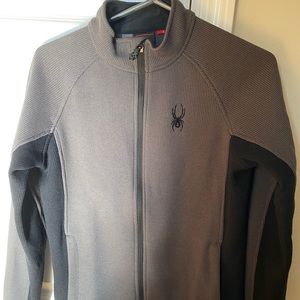 Boys spyder zip up jacket